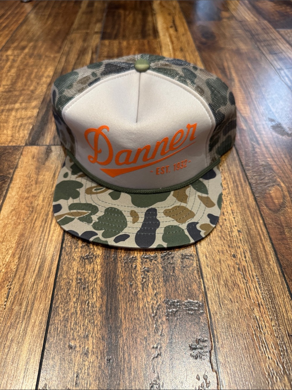 Danner Foamie Stone Camo 5 Panel Trucker Cap 90720